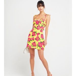 Kourt Brand: NWT yellow/floral dress